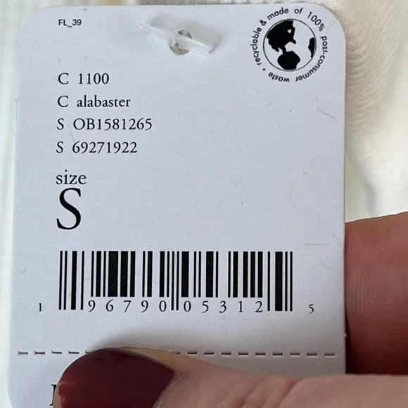 Free People Santa Clara thermal in alabaster, size S - Picture 3 of 7